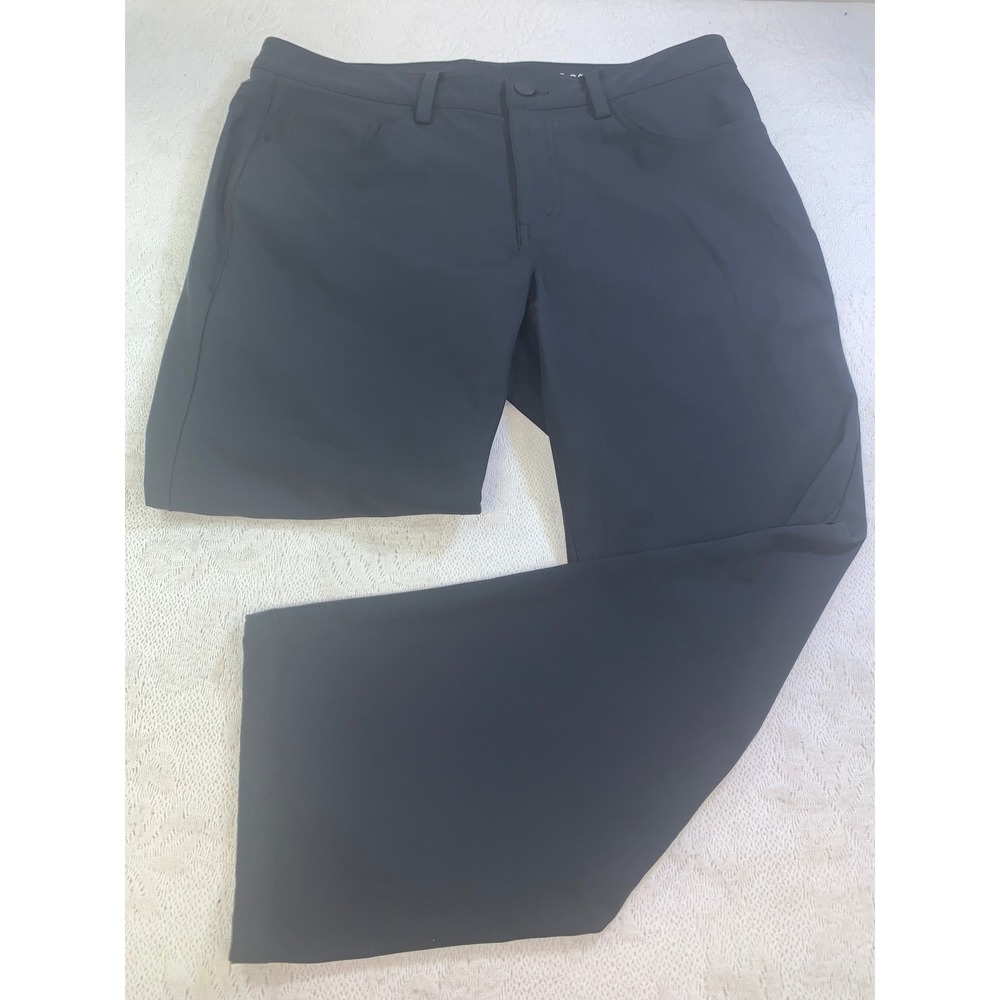 G/FORE Mens Techwear Golfcore Pants Onyx Black 32/32 G4MS20B50FB Short Inseam